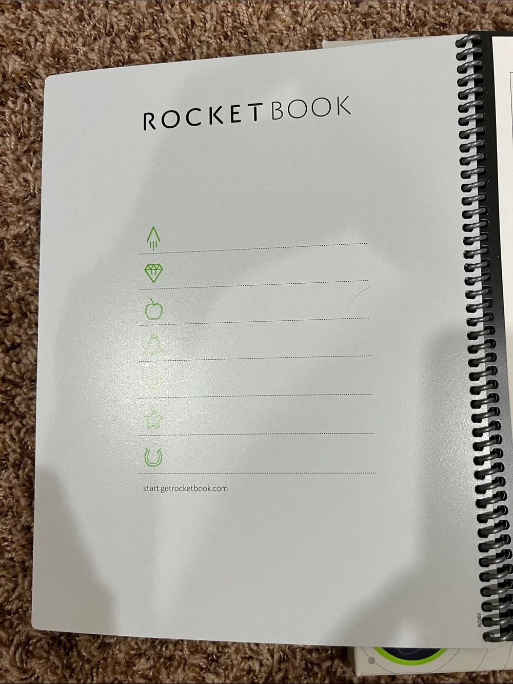 Rocketbook Fusion Reusable Smart Notebook - Black